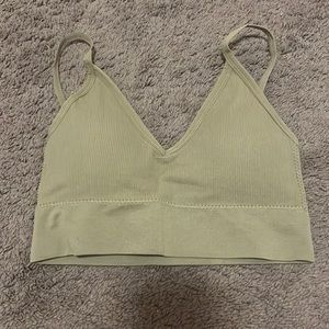 Ribbed bra top